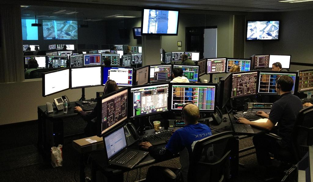 Solar panel array powering data center